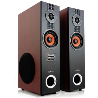 2.1-Channel Dual Bluetooth Tower Speakers
