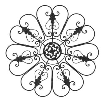 23.75 in. H Traditional Iron Scroll Wall Decor