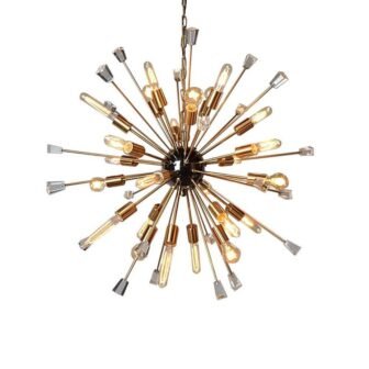 24-Light Gold Chandelier