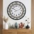 Best Iron Vintage Inspired Round Double Sided Wall Clocks