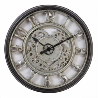 24 in. Classic Metal Wall Clock