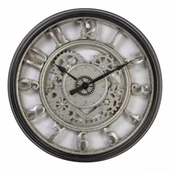 24 in. Classic Metal Wall Clock