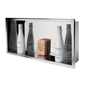 24 in. x 12 in. x 4 in. Niche in Polished Stainless...