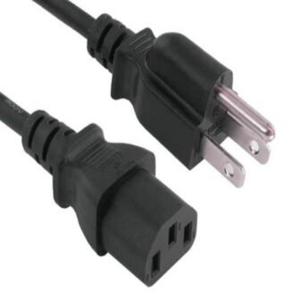 25 ft. 18 AWG Universal Power Cord (IEC320 C13 to NEMA 5-15P)