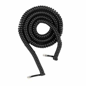 25 ft. Corded Phone Handset Coil, Black