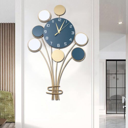25" Large Hanging Wall Clock Balloon Metal Decorative Wall Clocks Home Decor NEW
