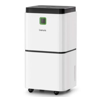 25 pt. 1500 sq. ft Dehumidifiers in White with Drain Hose and...
