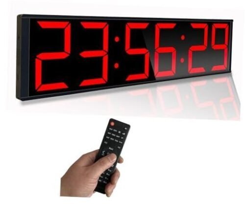 26'' Huge Digital Wall Clock, Home Gym Interval Workout Timers, with