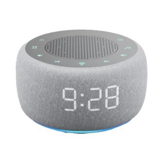 2 in 1 Gray Digital Acrylonitrile Butadiene Styren Lighted Table Alarm Clock...