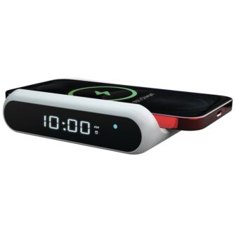 2 in. 1 Wireless Charging Alarm Clock