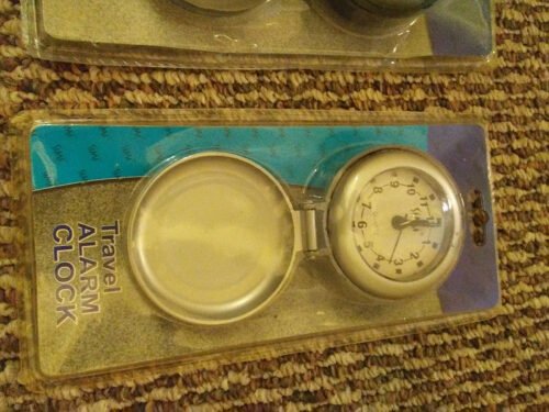 2 NEW TRAVEL ALARM CLOCKS