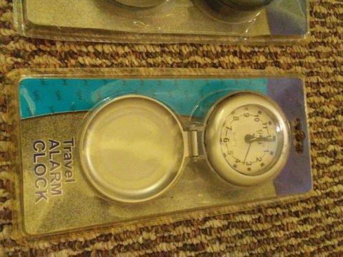 2 NEW TRAVEL ALARM CLOCKS