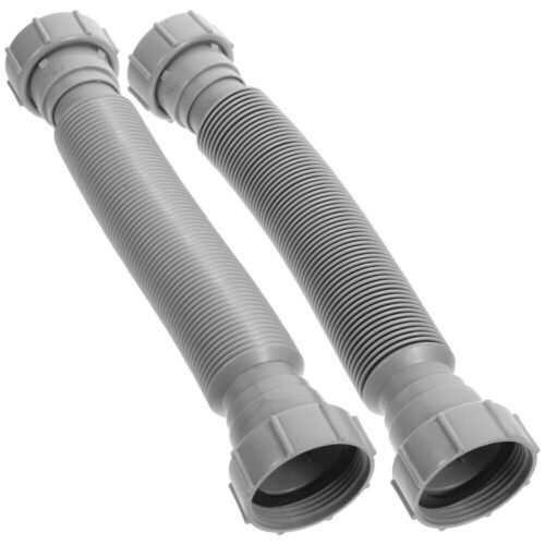 2 Pcs Salon Shampoo Bowl Flex Pipe Drain Hose Bathroom Sink