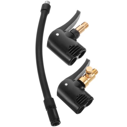 2 Pcs Tire Nozzle Adapter Car Inflator Quick Connect Air Compressor