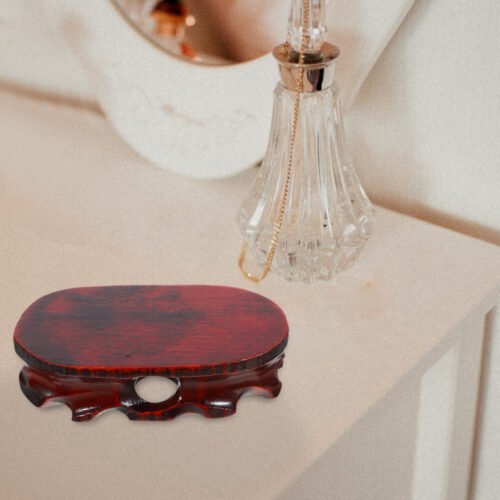 2 Pcs Vase Stand Wood Display Oriental Bonsai Pot Base Holder