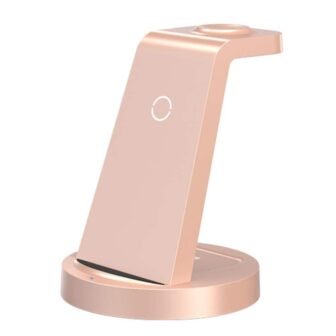 3-in-1 Range Extender Wireless Charger Station, Charging Stand Dock in Rose 1-Pack