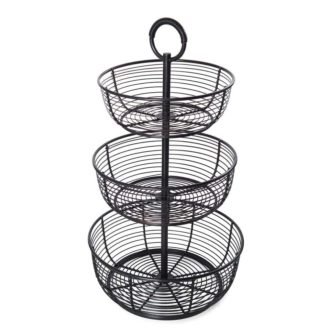 3-Tier Round Wrap Basket