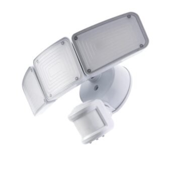 300-Watt Equivalent 5000 Lumen 240-Degree White Motion Sensing Integrated LED Flood Light