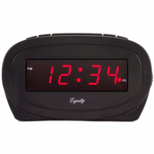30228 Equity by La Crosse Electric 0.6" Red LED Display Digital Alarm Clock