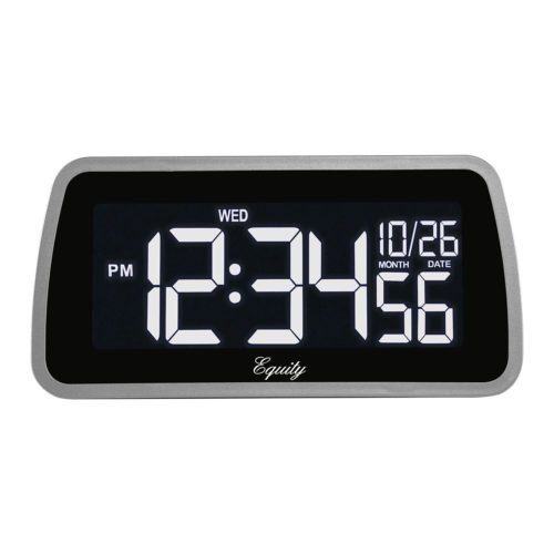 30451 Equity by La Crosse Color-Changing LCD Digital Alarm Clock - Open Box