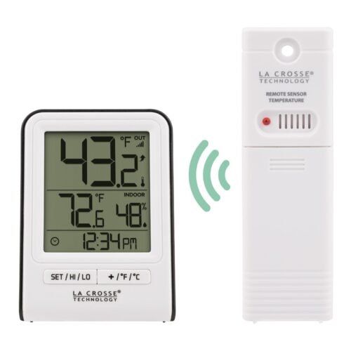 308-1409WT La Crosse Technology Wireless Thermometer Weather Station TX141-BV4