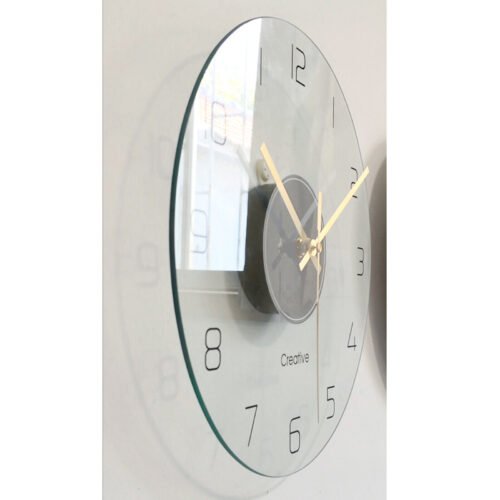 30cm Ultra Thin Design Wall Clock Large Modern Home Office Round Wall Clock
