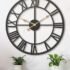Best Red Metal Oval Wall Clocks