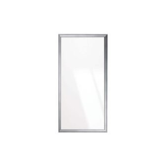 30 in. W x 58 in. H Cool Silver Slim Wall Mirror