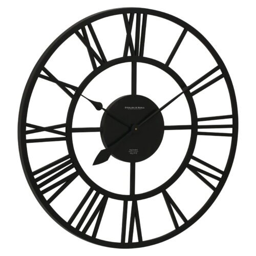 30" Open Faced Roman Numeral Analog Wall Clock
