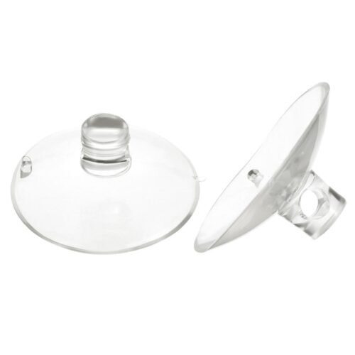 30pcs Suction Cup without Hooks 34mm Dia. Wall Hanger for Home Transparent PVC