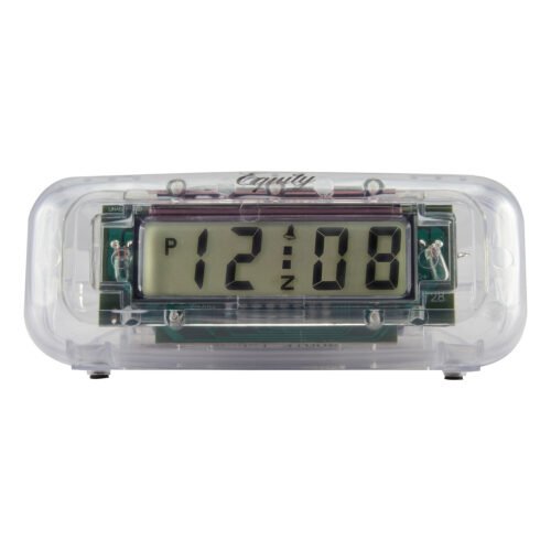 31008 Equity by La Crosse Clear Digital Alarm Clock with 0.6" LCD Display