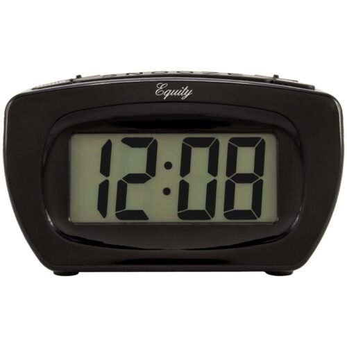 31015 Equity by La Crosse Battery Powered Super-Loud LCD Digital Alarm Clock