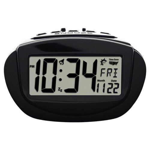 31022 Equity by La Crosse Battery Powered Insta-Set LCD Digital Alarm Clock