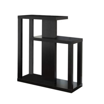 32 in. Espresso Standard Rectangle Console Table with Storage