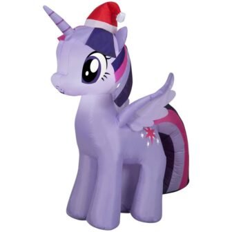 3.5 ft. Tall Airblown-Twilight Sparkle with Santa Hat-SM-Hasbro