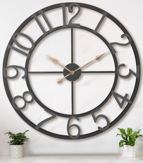 36 Inch Extra Oversized Large Giant Modern Decorative Wall Clock,Vintage Indu...
