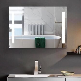 36 in. W x 26 in. H Rectangular Frameless High Quality Wall...