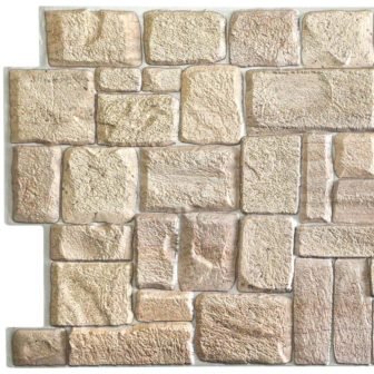 3D Falkirk Retro 10/1000 in. x 39 in. x 20 in. Beige...