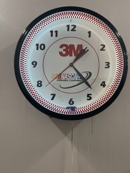 3M NASCAR Neon Clock