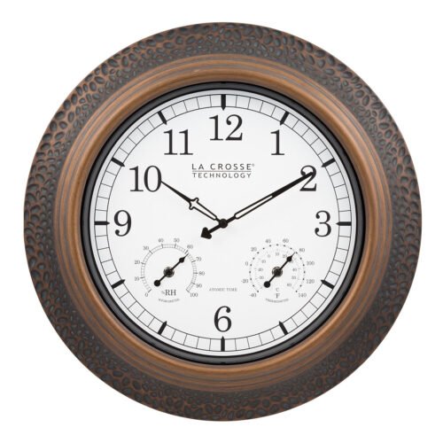 433-3256A La Crosse Technology 21" Indoor/Outdoor Atomic Wall Clock - Open Box