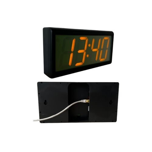 4" 4 Digit World Time Zone Clocks, NTP Server Synchronized, Automatic DST Reset