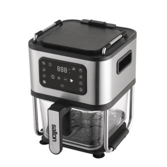 4.86 qt. 2-in-1 Glass Jar Air Fryer