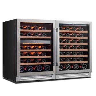 48 in. Triple Zone Cellar Cooling Unit 100-Bottles Built- in Wine Cooler...