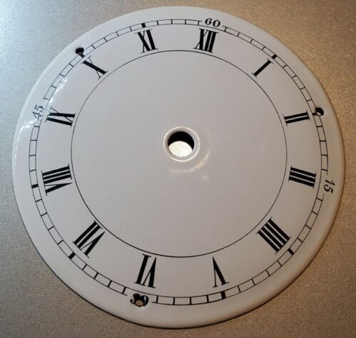 4" clock dial glass enamel great condition