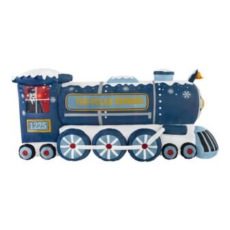 4 ft Pre-Lit LED Airblown Polar Express Train Christmas Inflatable