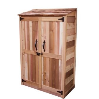 4 ft. W x 2 ft. D Wood Garden Storage Shed (8...