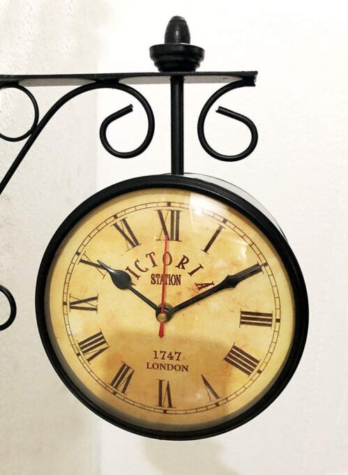4Inch Victoria Station London Clock Vintage Wall Hanging Christmas Gift Clock