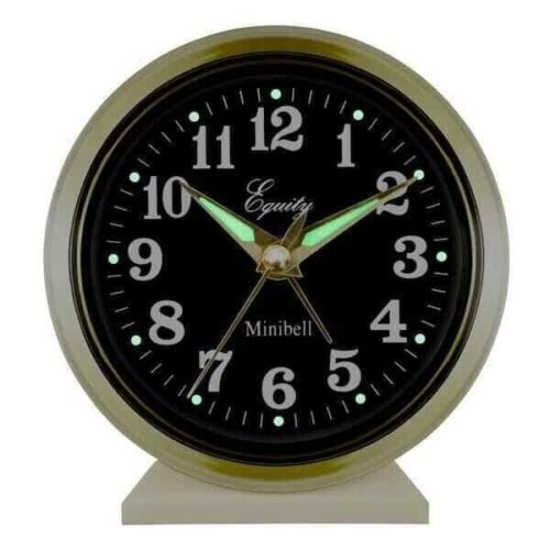 4 In Round Loud Bell Keywind Analog Alarm Clock Fast Delivery