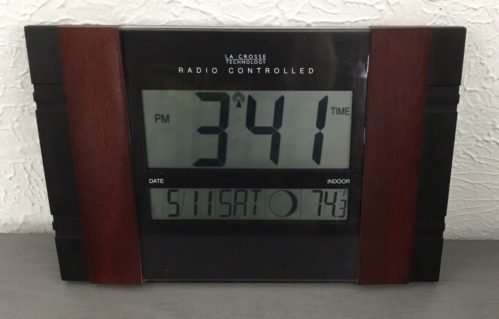 513-1417CH La Crosse Technology Atomic Digital Wall Clock TX141-BV2 - Open Box