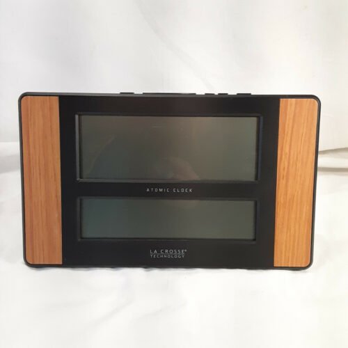 513-1417v4 La Crosse Technology Atomic Digital Wall Clock Thermometer Only